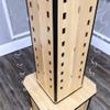 FixtureDisplays 4-Sided Wood Floor Display Storage Holds 72-Pair Sunglass Readingglass 15"x15"x68" 11691 view 4