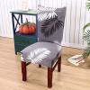Edinstry Stretch Chair Slipcovers, Milk Silk Print Soft Stretch Chair Covers, Removable and Washable Chair Cover, Suitable for Restaurant, Wedding, Hotel Banquet, (Ye Yuhei) 4pcs view 2