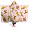 ARAHANT Tiger Hooded Blanket, Cute Animal Hooded Blanket, Good Gift for Kid, Small Size 40'' x 50'', Flannel Soft and Comfortable view 1