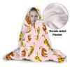 ARAHANT Tiger Hooded Blanket, Cute Animal Hooded Blanket, Good Gift for Kid, Small Size 40'' x 50'', Flannel Soft and Comfortable view 2