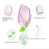 2pcs Rose Wine Glass, Creative Red Wine Glass, Rose Flower Goblet, Wine Cocktail Juice Glass for Party Dinner Wedding Festival Kitchen Bar Celebration (260ml, Blue and Pink) view 4