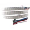 WS2815 (Upgraded WS2812B) 3.2ft 144(2x72) Pixels Magic Dream Color Individually Addressable RGB LED Flexible Strip Light 5050 SMD Dual Signal IP67 Tube Waterproof DC12V White PCB view 1