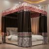 Bed Canopy Four Seasons Luxury Bed Canopy, Double Bed Curtain, Double Bed Canopies with Encryption Net and Dust-Proof Shading Cloth, Easy to Install (Color : Style3, Size : 180x200x200cm) view 2