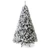 YKHB Christmas Tree 1.9ft/2.9ft/3.9ft/4.9ft Artificial Christmas Tree Snow Flocked Xmas Tree Decor Realistic (Size : 3.9ft) view 1