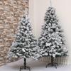 YKHB Christmas Tree 1.9ft/2.9ft/3.9ft/4.9ft Artificial Christmas Tree Snow Flocked Xmas Tree Decor Realistic (Size : 3.9ft) view 4