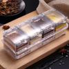 Storage Jars Spice Containers Set with Lids Transparent Seasoning Box Kitchen Spice Jar Set Seasoning Storage Container Storage Container Seasoning Jar with Lid and Spoon Condiment Jar Spice Container view 3