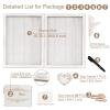 Y&K Homish Wedding Guest Book Set Alternative Rustic Wedding Decorations for Reception Wedding Signs White 160pcs Hearts view 4