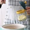 Storage Jars Spice Containers Set with Lids Glass Seasoning Box Set Spoon Spice Container with Lid Kitchen Spice Bottle Airtight Transparent Seasoning Bottle Condiment Jar Spice Container (Size : B) view 3