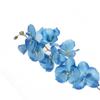 Ruluti Artificial Orchid Flower Stems 7 Blue Flower with Long Stems for Home Wedding Flower Arrangement view 2