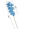 Ruluti Artificial Orchid Flower Stems 7 Blue Flower with Long Stems for Home Wedding Flower Arrangement view 3