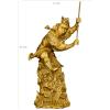 HongLianRiven Sculpture Tabletop Statue Bronze Monkey Decoration Crafts Monkey King Monkey King and Buddha Living Room Living Room Furniture Decoration (Size : 11.51322.5cm) view 2