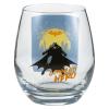 Sunart DC Comics SAN3682-1 Batman 3D Glass Cup, Approx. 11.2 fl oz (330 ml), Full Body, Transparent view 1