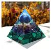 ZTBH Crystal Pyramid Handmade Lapis Lazuli Sphere Orgone Pyramid Amethyst Healing Crystals (Size : 6mm) view 1