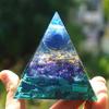 ZTBH Crystal Pyramid Handmade Lapis Lazuli Sphere Orgone Pyramid Amethyst Healing Crystals (Size : 6mm) view 4