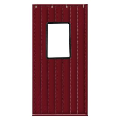 Door Curtain Winter Screen Door Cotton Thermal Insulated Thicken Cotton Drape Barrier Doorway Curtain Privacy Partition Weatherproof for Balcony Door, Bedroom, Kitchen ( Size : W110cmH200cm/4379in )