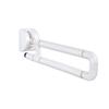 LUOFDCLDDD Grab Bar,Portable Shower Grab Bar White Stainless Steel Bathroom Handrail on Home Bathroom and Hotel Elderly Disabled Children Foldable U-Sflip up view 1
