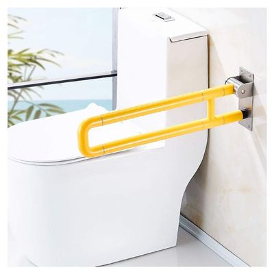 LUOFDCLDDD Grab Bar,Folding Grab Bar for Bathroom, 30-Inch Shower Handrail Toilet Stainless Steel PVC Rails Safety Support Handle for Disabled and Elderly in Wc/75Cm