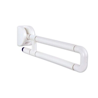 LUOFDCLDDD Grab Bar,Stainless Steel Bathroom Handrail,60/75 cm (23/29 Inches),Safety Support Stainless Steel Rail Drops Down Folds Up, Handrails for Bathroom/60Cm