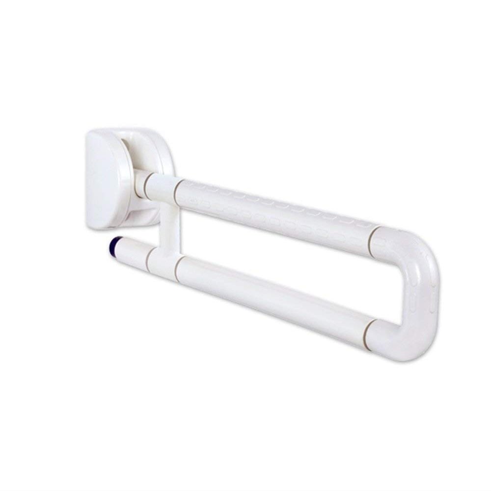 LUOFDCLDDD Grab Bar,Stainless Steel Bathroom Handrail,60/75 cm (23/29 Inches),Safety Support Stainless Steel Rail Drops Down Folds Up, Handrails for Bathroom/75Cm