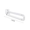 LUOFDCLDDD Grab Bar,Stainless Steel Bathroom Handrail,60/75 cm (23/29 Inches),Safety Support Stainless Steel Rail Drops Down Folds Up, Handrails for Bathroom/75Cm view 2