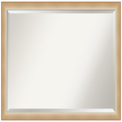 Amanti Art Gold Wall Mirror 27x39 Eva Ombre Gold Narrow Rectangle Bathroom Mirror for Wall Decor Living Room, Large Modern Frame, Hangs Horizonally and Vertically, Bathroom Decor, Beveled Edge
