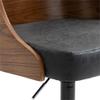 American Furniture Classics OS Home and Office Model AW804 Black and Brown Faux Leather Home Office Chair view 4