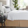 Nestl Light Brown Bed Skirt Cal King Size - Cal King Bed Skirt 14 Inch Drop - Brushed Microfiber Bed Skirts - Hotel Quality Pleated Bed Skirt - Shrinkage & Fade Resistant view 3