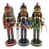 Unknown1 15 Inch Black Bejeweled King Nutcracker Set of 3 Gold view 1