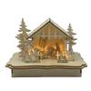 Unknown1 5.4 Inch Lighted Nativity Scene Tan view 1