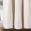 Lush Decor Linen Button Shower Curtain, 72" W x 84" L, Linen - Extra Long Shower Curtains - Neutral Shower Curtain Fabric - Farmhouse Bathroom Decor view 4