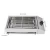 LOYALHEARTDY Commercial Electric Grill Griddle, Electric Indoor Grill BBQ Grill with Temperature Control, Removable Grill and Griddle Plates, Stainless Steel Flat Hotplate Smokeless Grill view 2