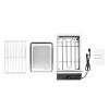 LOYALHEARTDY Commercial Electric Grill Griddle, Electric Indoor Grill BBQ Grill with Temperature Control, Removable Grill and Griddle Plates, Stainless Steel Flat Hotplate Smokeless Grill view 3