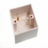 One Stop DIY 20 x SURFACE MOUNT PATTRESS SWITCH SOCKET BACK BOX 1 GANG 47MM DEEP NEW view 1