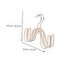 Cabilock 4pcs Outdoor Shoes Drying Rack Sturdy Stainless Steel Hanging Organizer Hooks Compact and Easy to Install for Home and Shop Use view 2