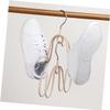 Cabilock 4pcs Outdoor Shoes Drying Rack Sturdy Stainless Steel Hanging Organizer Hooks Compact and Easy to Install for Home and Shop Use view 4