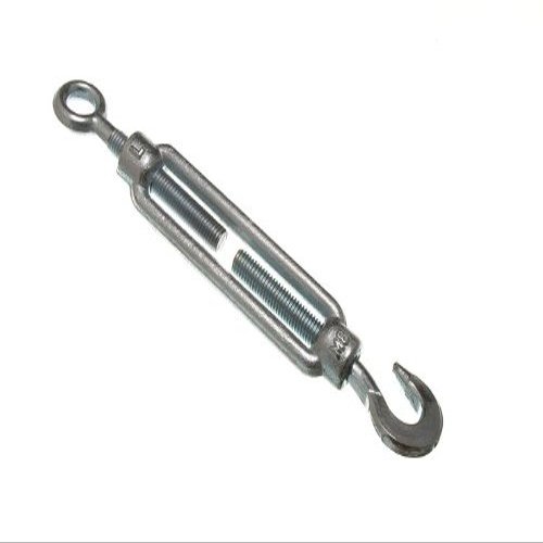 One Stop DIY 6 x TURNBUCKLE FENCING WIRE ROPE TENSIONERS STRAINER HOOK - EYE M8 BZP NEW
