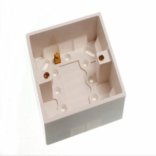 One Stop DIY 12 x SURFACE MOUNT PATTRESS SWITCH SOCKET BACK BOX 1 GANG 35MM DEEP NEW
