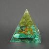 ZTBH Crystal Pyramid Malachite Tree of Life Orgone Pyramid Healing Crystals (Size : 40 * 40mm) view 4