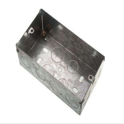 One Stop DIY 5 x FLUSH METAL BACK PATTRESS BOX 2 GANG DOUBLE 47MM NEW