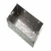 One Stop DIY 5 x FLUSH METAL BACK PATTRESS BOX 2 GANG DOUBLE 47MM NEW view 1