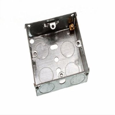 One Stop DIY 12 x FLUSH METAL BACK PATTRESS BOX 1 GANG SINGLE 25MM NEW