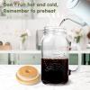 2 Pack 24Oz Mason jar cups with lids and straws, Mason Jars with Handle, Mason Jar Drinking Glasses with Lid and Straw, Mason Jar Mugs view 4