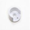 One Stop DIY 12 x WARDROBE WHITE ROUND STYLE PLASTIC ROD RAIL SOCKETS 16MM ID NEW view 1