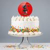 Acrylic Wonder Woman 80th Stance Cake Topper Party Decoration for Wedding Anniversary Birthday Graduation view 4
