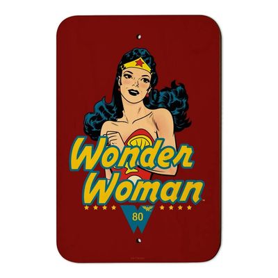 GRAPHICS & MORE Wonder Woman 80th Classic Comic Pose Home Business Office Sign