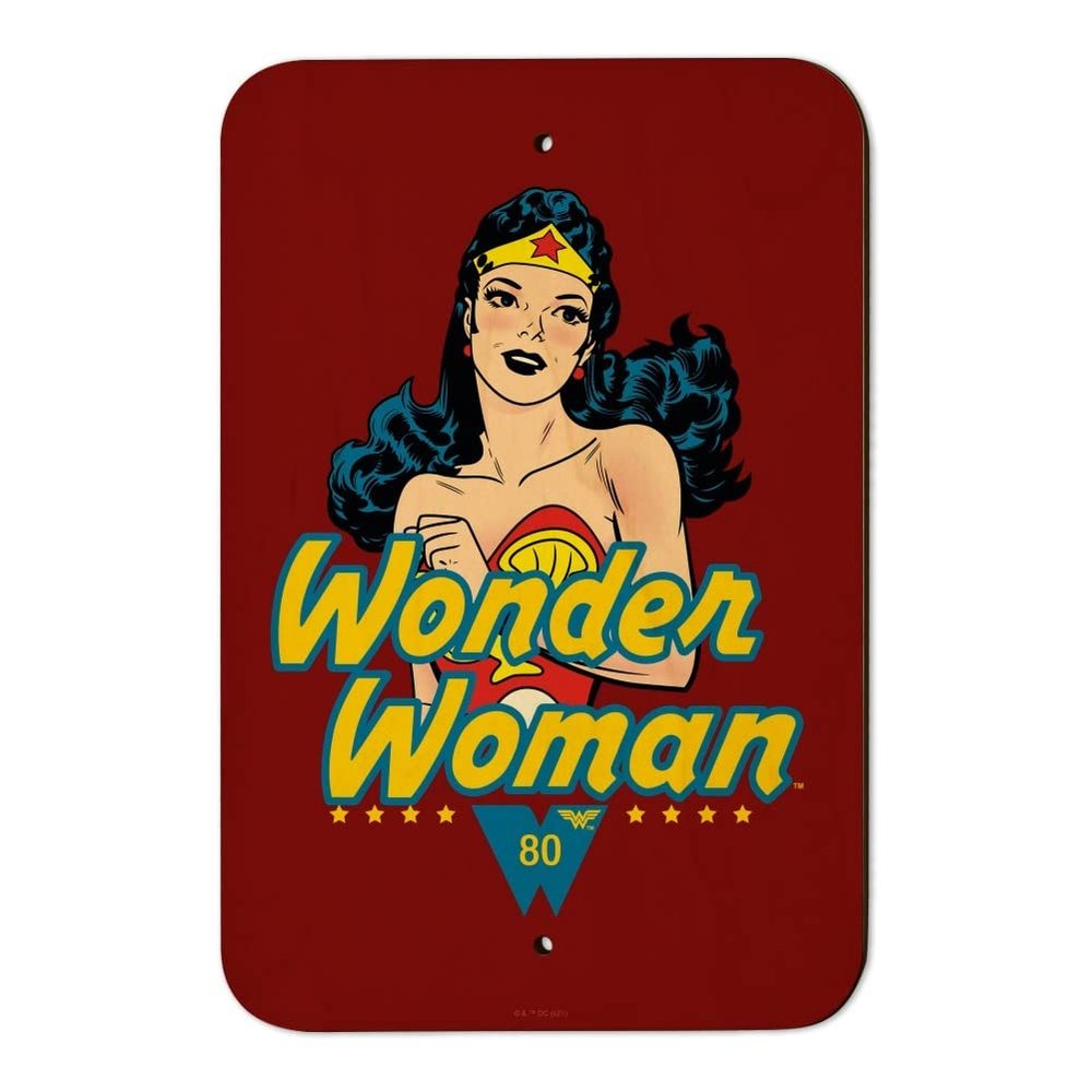 GRAPHICS & MORE Wonder Woman 80th Classic Comic Pose Home Business Office Sign