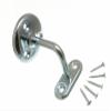 One Stop DIY 3 x STAIR HAND RAIL BRACKETS WALL SUPPORTS 2 1/2 INCH 63MM BZP STEEL NEW view 1