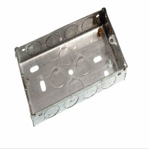 One Stop DIY 20 x FLUSH METAL BACK PATTRESS BOX 2 GANG DOUBLE 25MM NEW