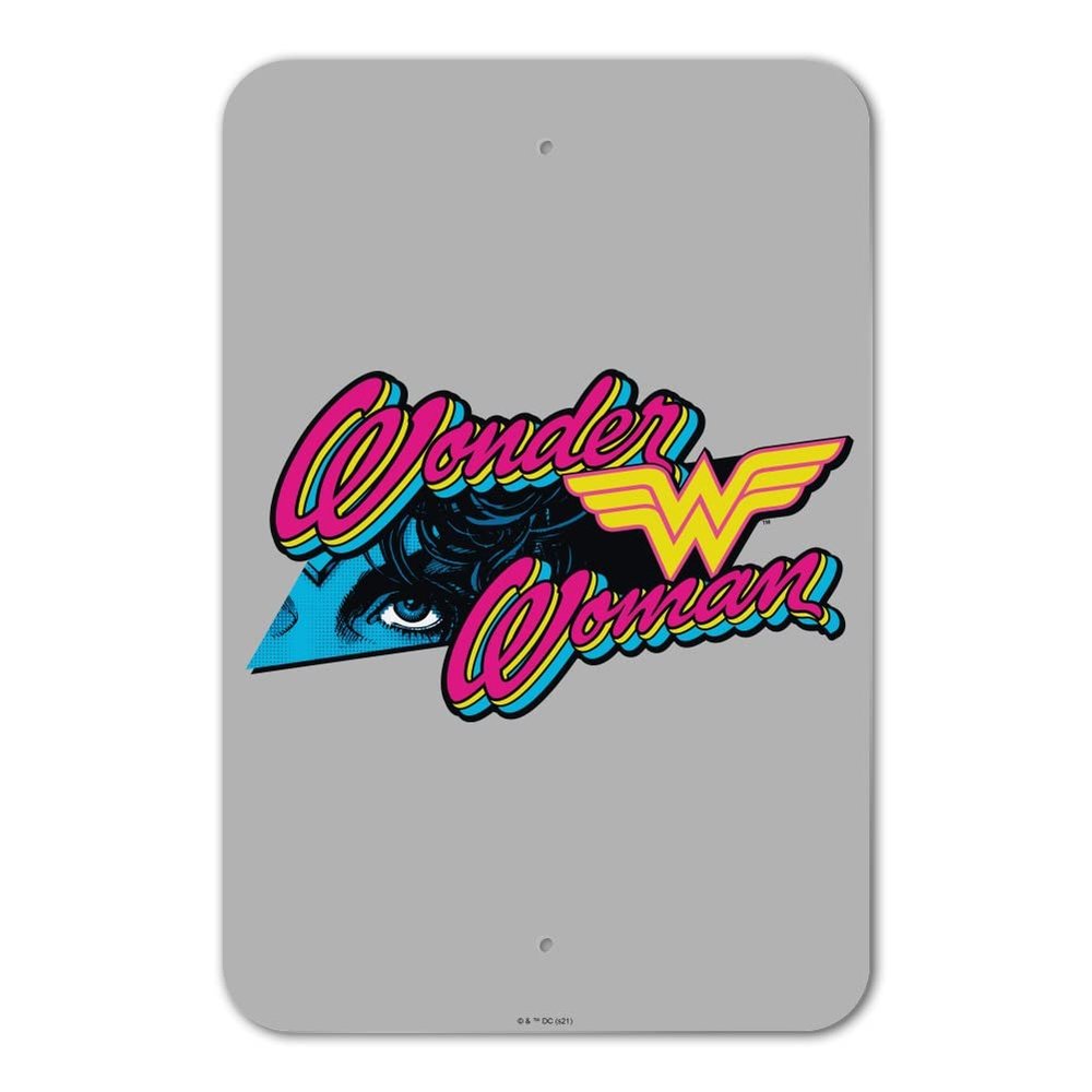 GRAPHICS & MORE Wonder Woman 80th Script Block Home Business Office Sign