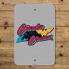 GRAPHICS & MORE Wonder Woman 80th Script Block Home Business Office Sign view 4